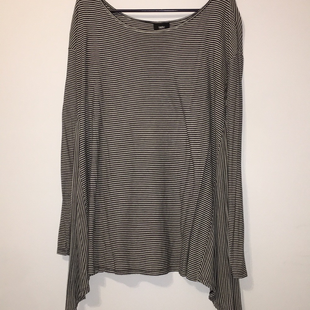 Mossimo Striped Long Sleeve Tunic